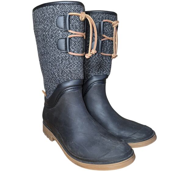 Alpine Design Kamik Women's Size 9 US Winter Rain Boots Color Black Gray Great - Picture 1 of 10